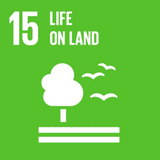SDG: เป้าหมายที่ 15 : การใช้ประโยชน์จากระบบนิเวศทางบก (ปกป้อง ฟื้นฟู และสนับสนุนการใช้ระบบนิเวศบนบกอย่างยั่งยืน จัดการป่าไม้อย่างยั่งยืน ต่อสู้การกลายสภาพเป็นทะเลทราย หยุดการเสื่อมโทรมของที่ดินและฟื้นสภาพกลับมาใหม่ และหยุดการสูญเสียความหลากหลายทางชีวภาพ)